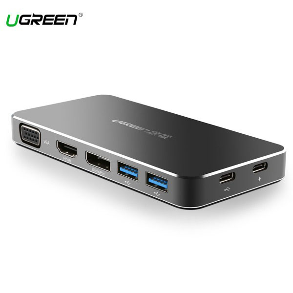 Cáp Chuyển USB-C Sang HDMI/VGA/Displayport + USB 3.0 Ugreen (40872)
