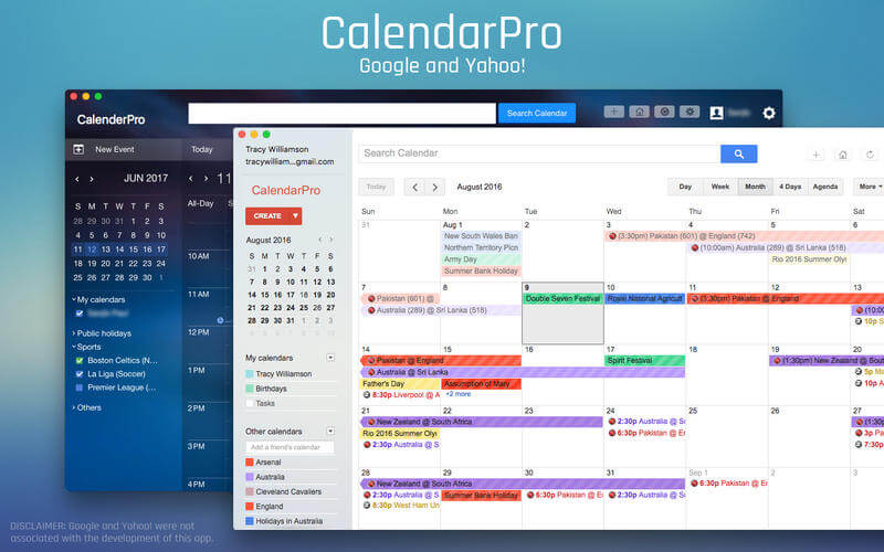 calendar pro cho mac