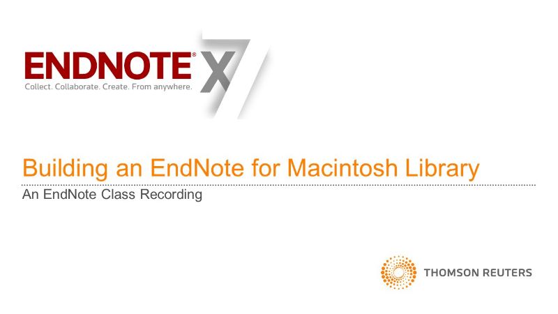 endnote m1 mac