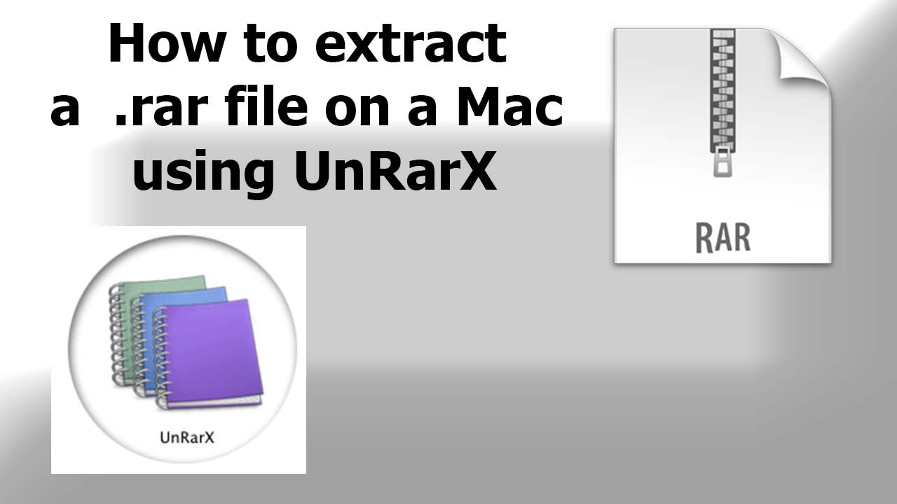 Extract rar files on mac