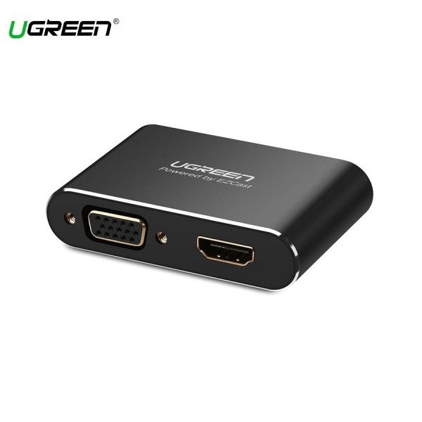 Bộ Chuyển Đổi Lightning/Micro USB/USB Type C/USB Sang HDMI + VGA Ugreen  30963